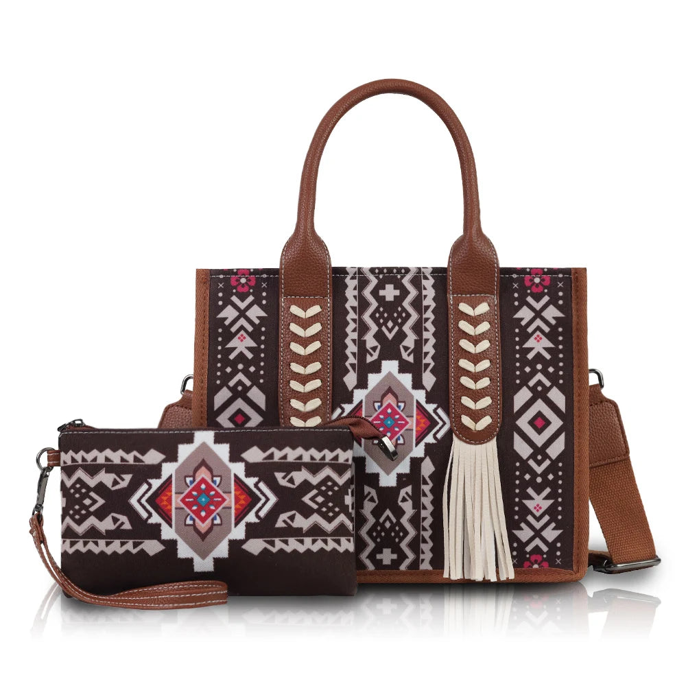 western crossbody bag set