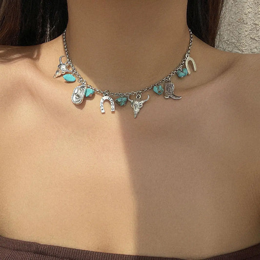 Western Turquoise Necklace