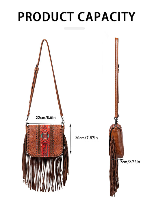 Crossbody bag versatile western