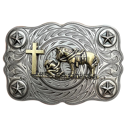 Prayer Western Cowboys Belt Buckles