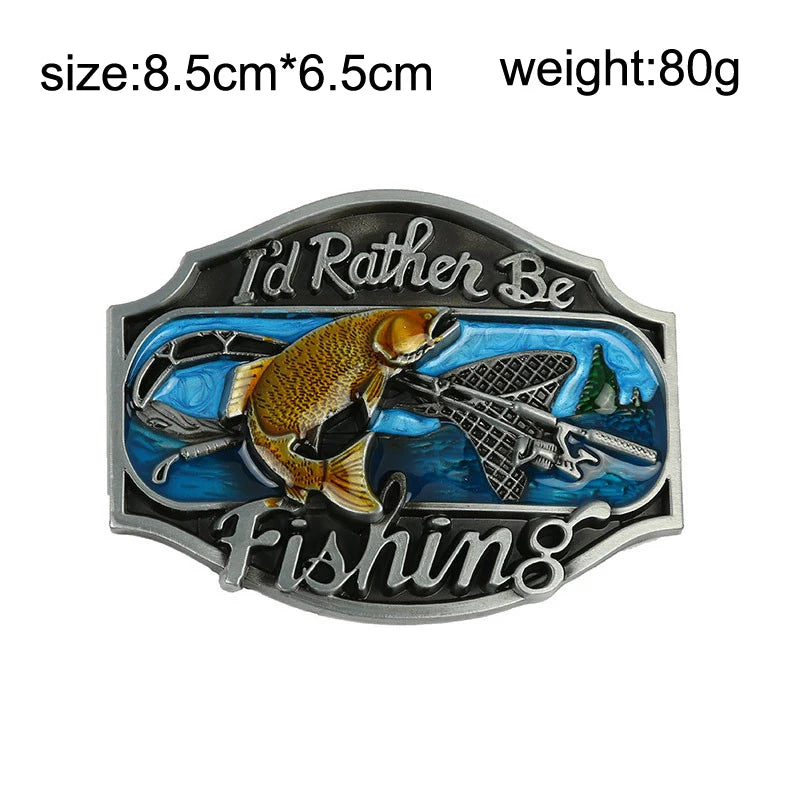 Fishing Men's Belt Buckles