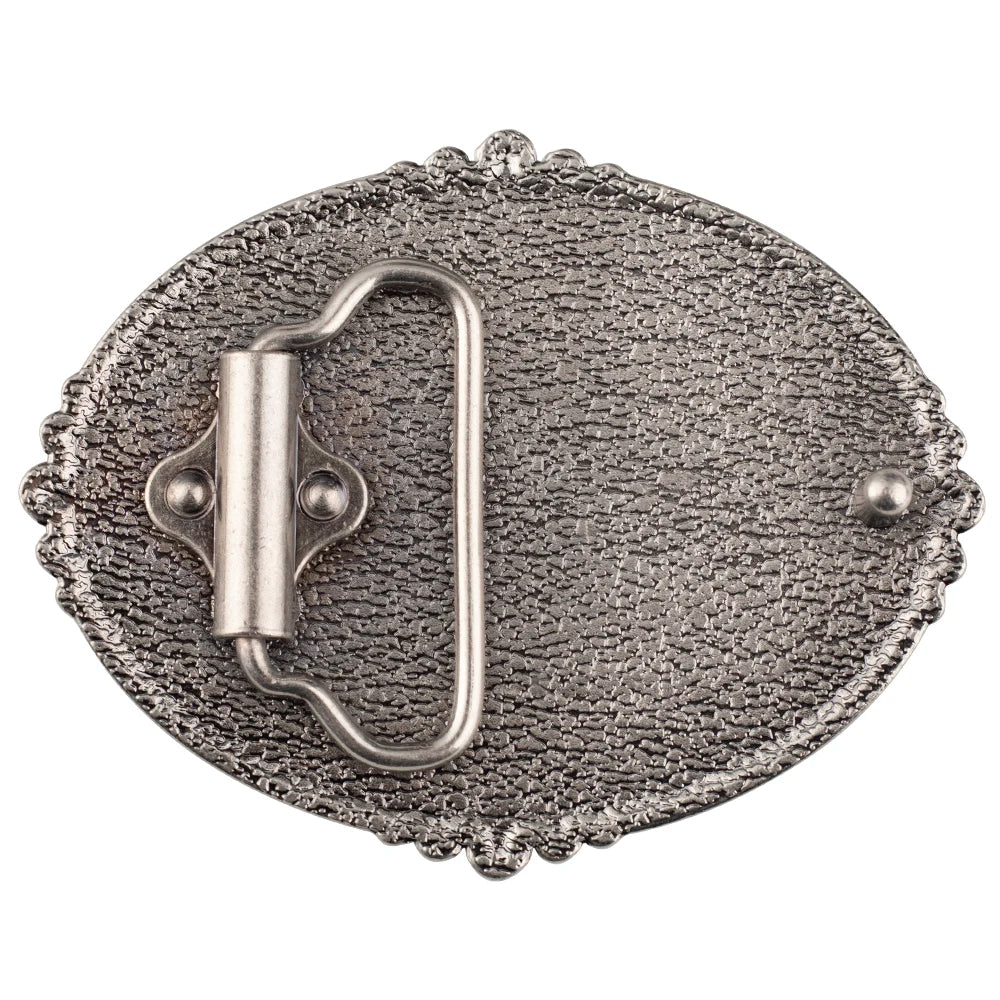 Patterned Cross Belt Buckle