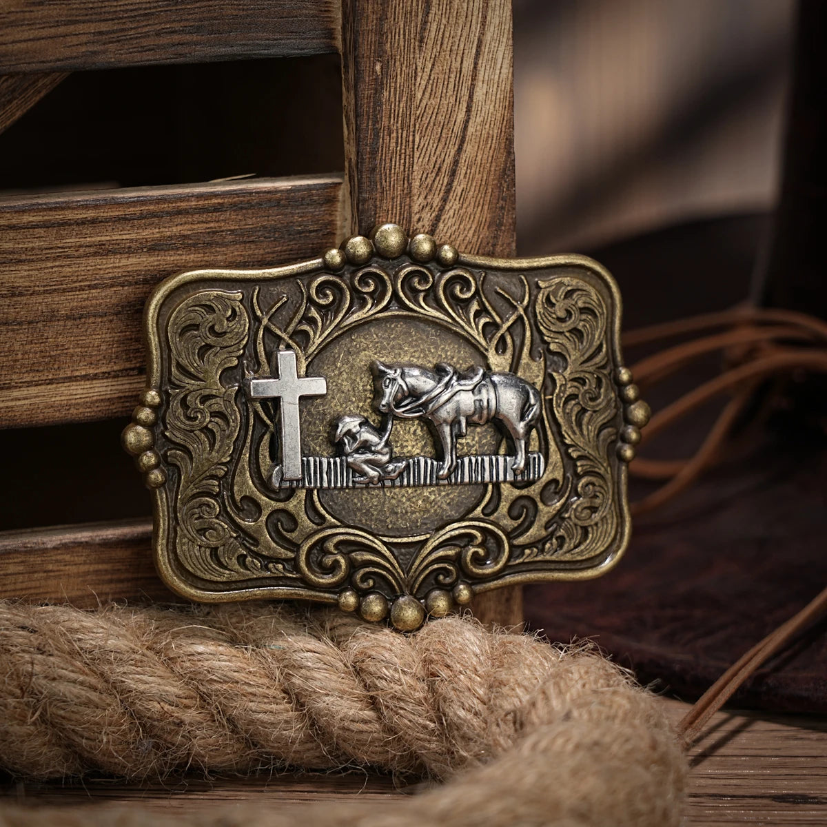 Rodeo Western Belt Buckle