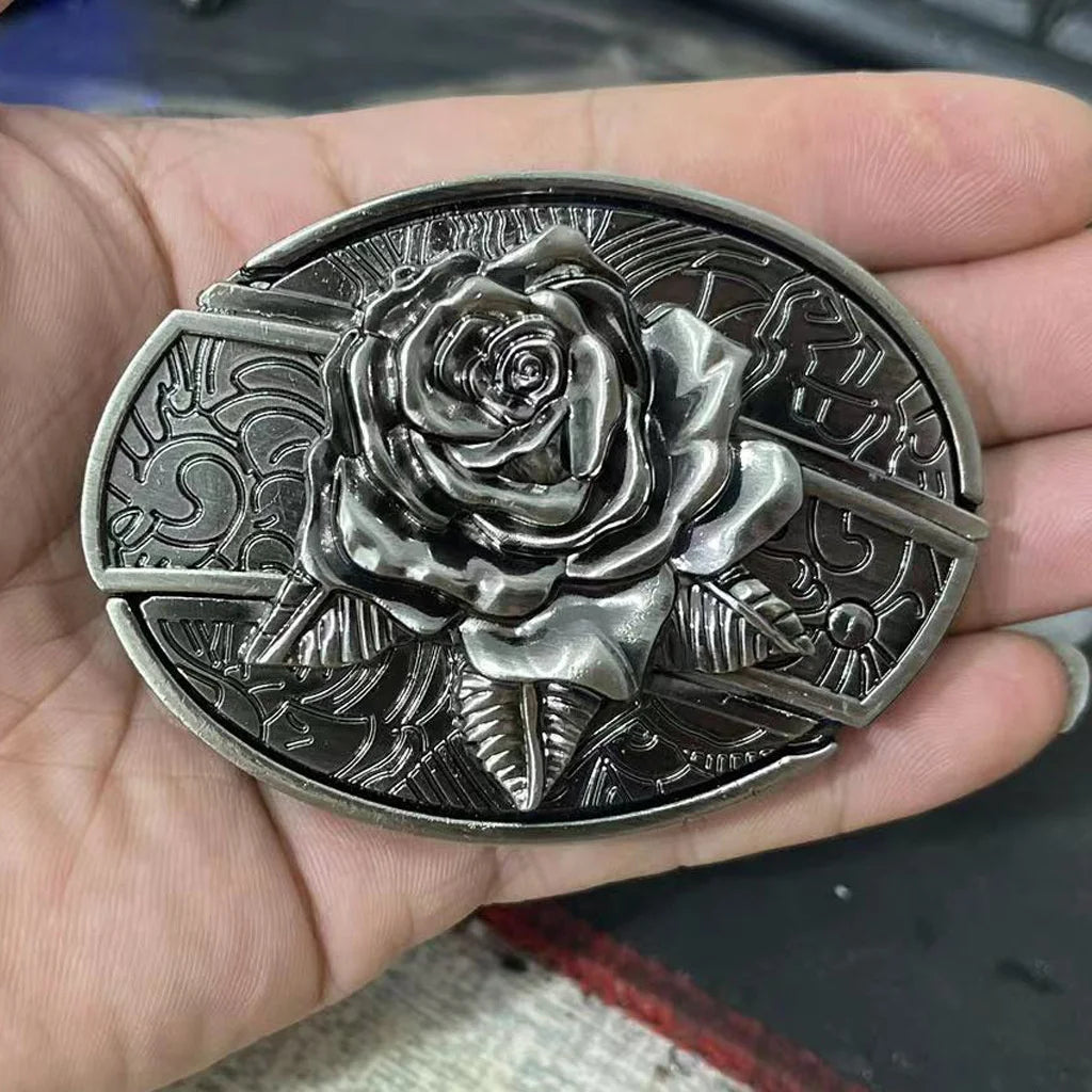 Western Knife Belt Buckle