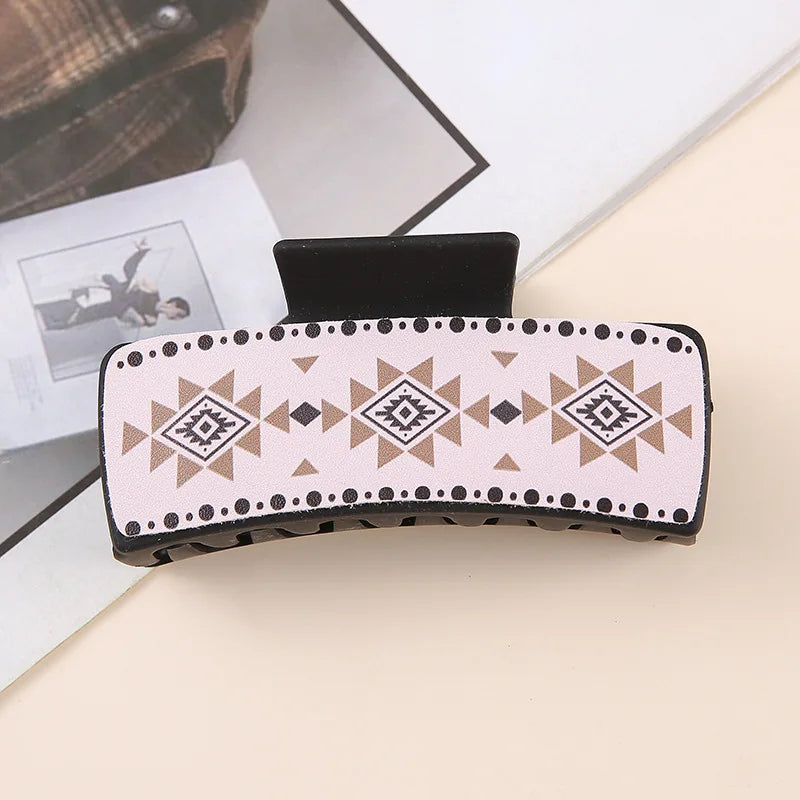 Bull Head Square Hair Clip