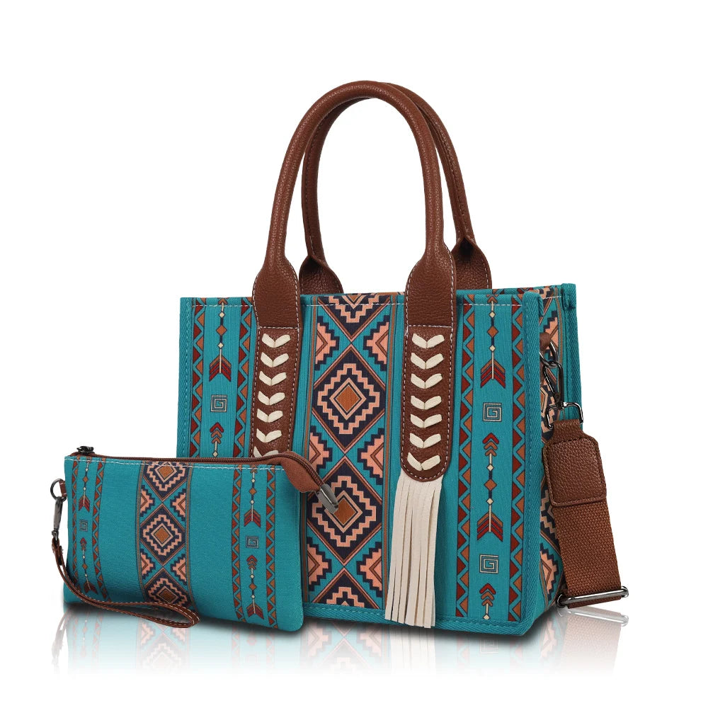 western crossbody bag set