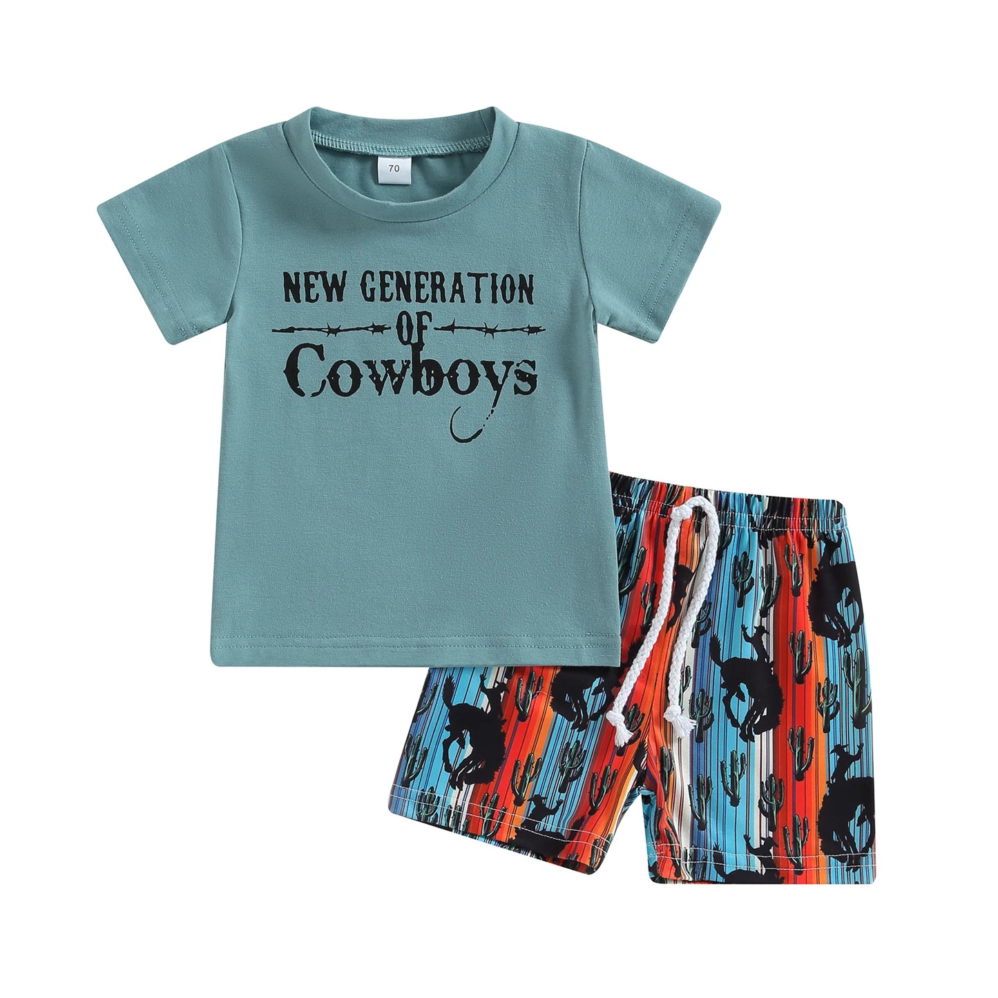 Baby Boy western Summer Sets