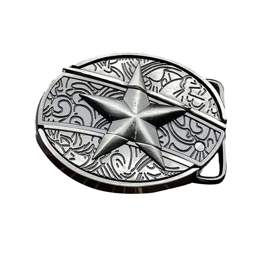 Western Knife Belt Buckle