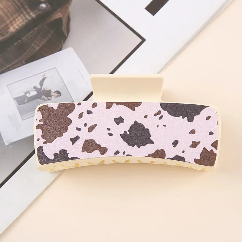 Bull Head Square Hair Clip