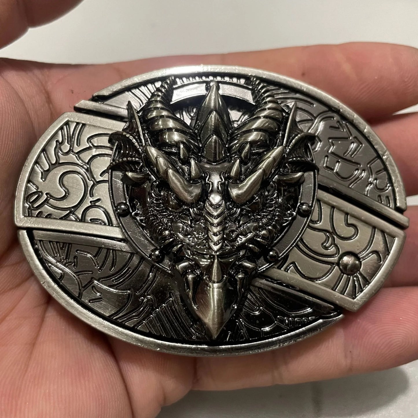 Western Knife Belt Buckle
