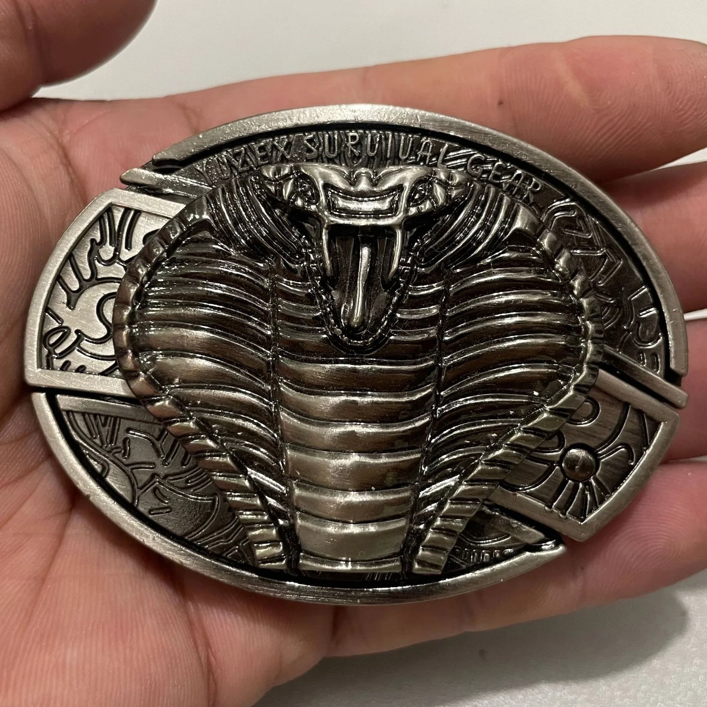 Western Knife Belt Buckle