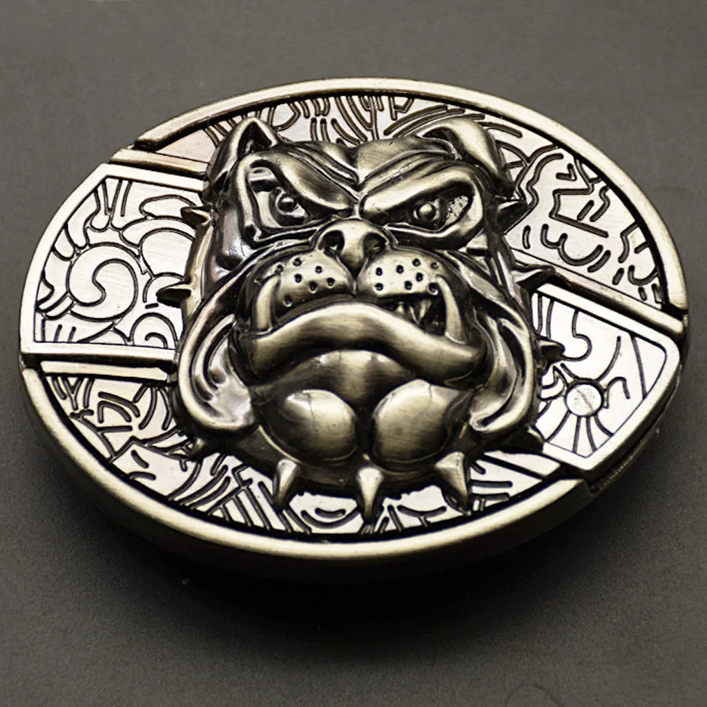 Western Knife Belt Buckle