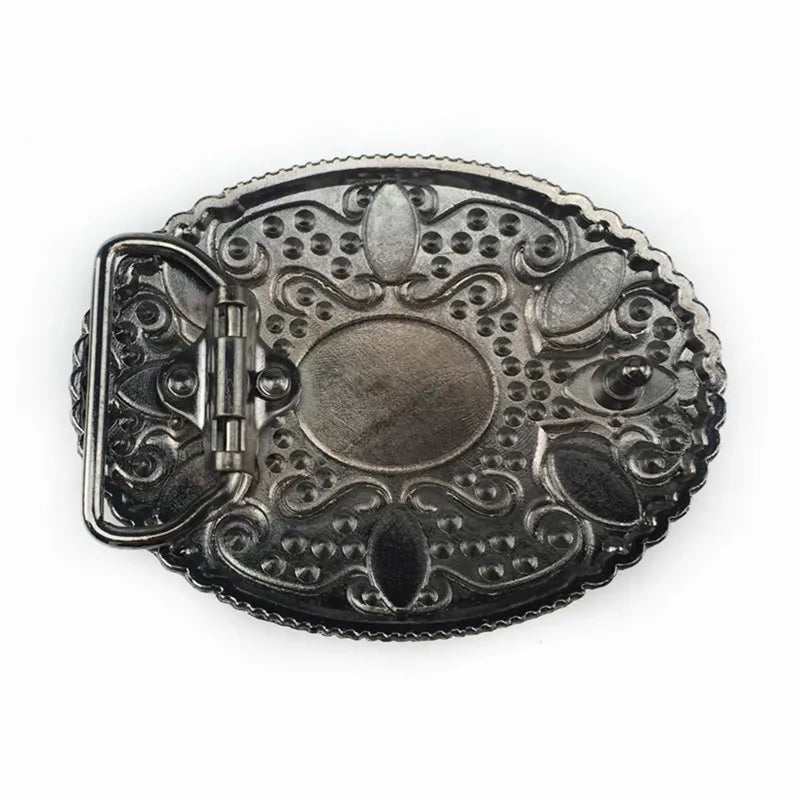 Turquoise retro belt buckle