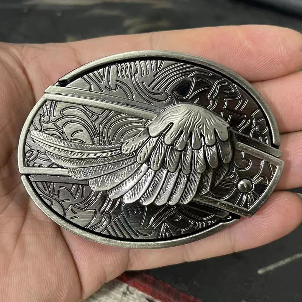 Western Knife Belt Buckle