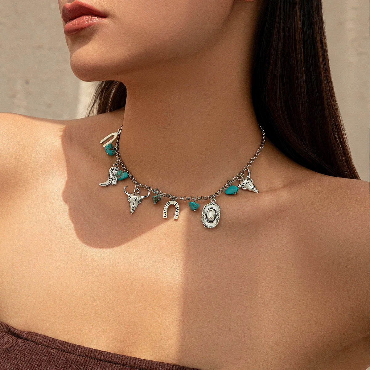 Western Turquoise Necklace