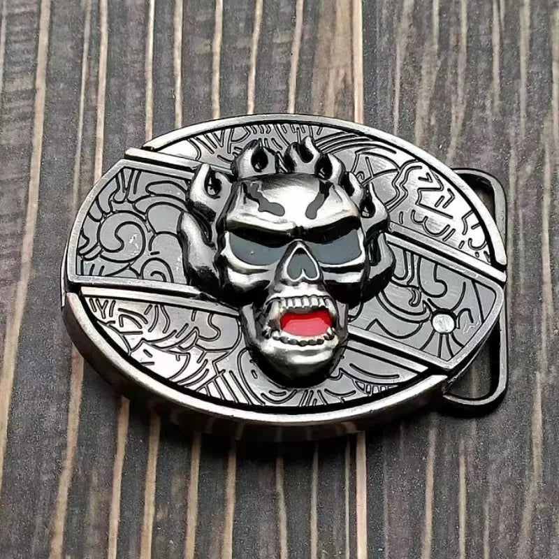Western Knife Belt Buckle