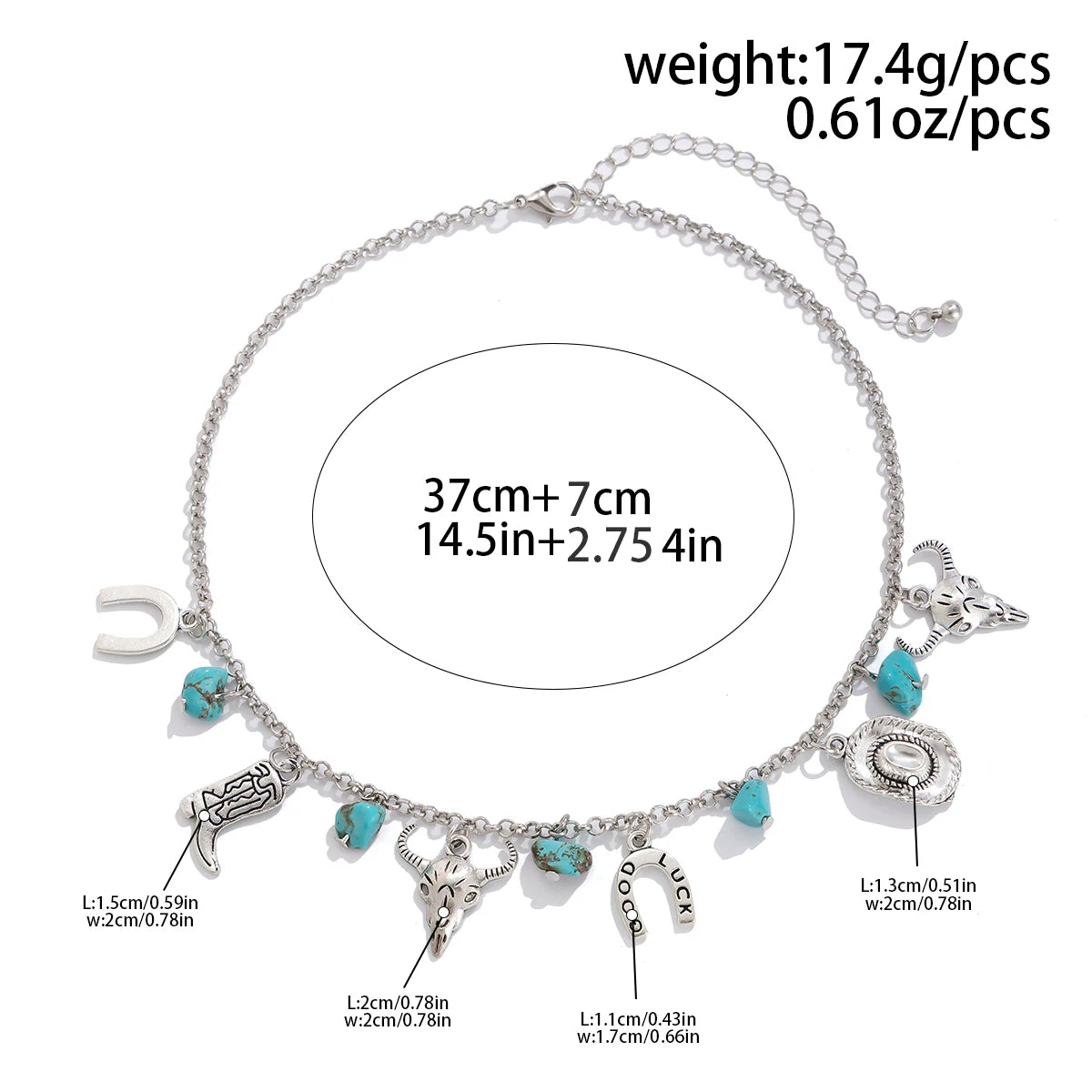 Western Turquoise Necklace