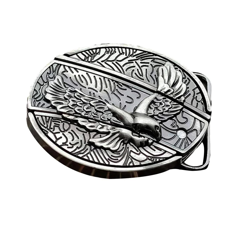 Western Knife Belt Buckle