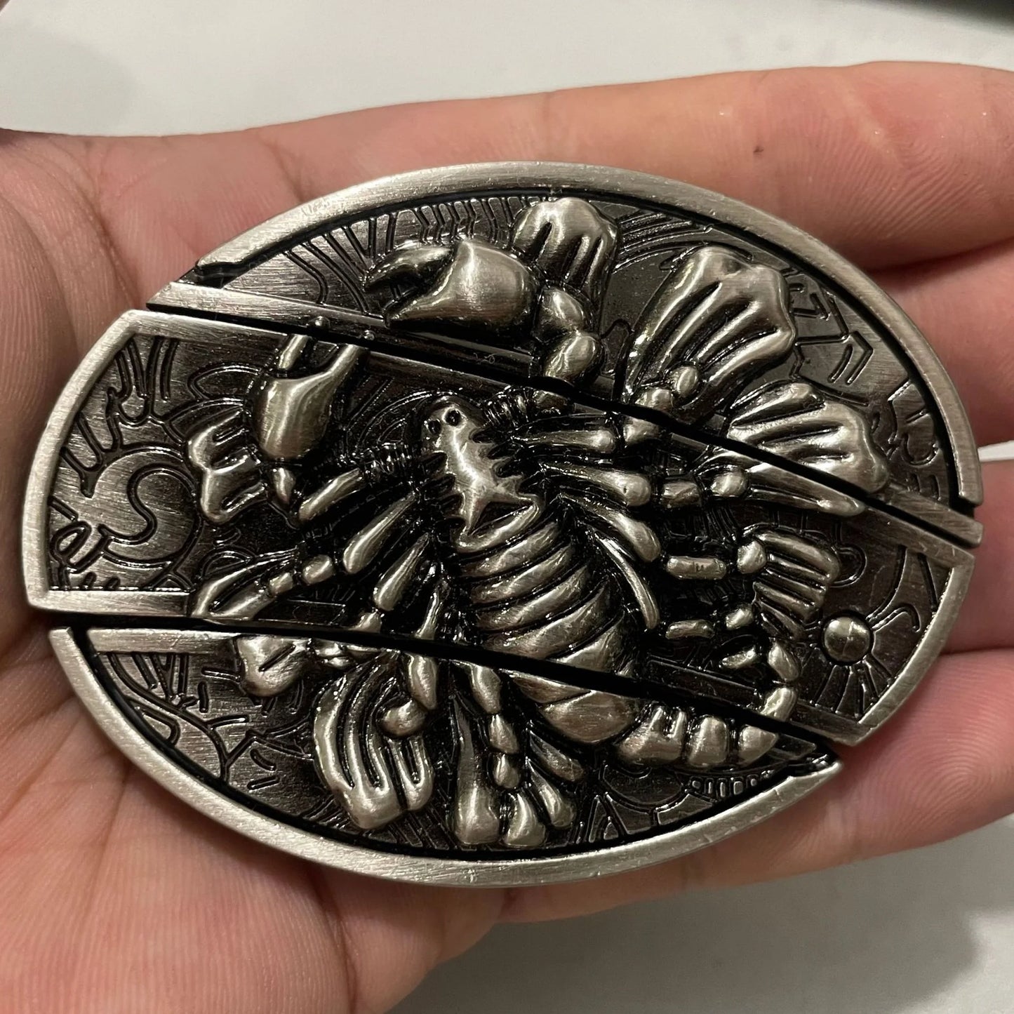 Western Knife Belt Buckle