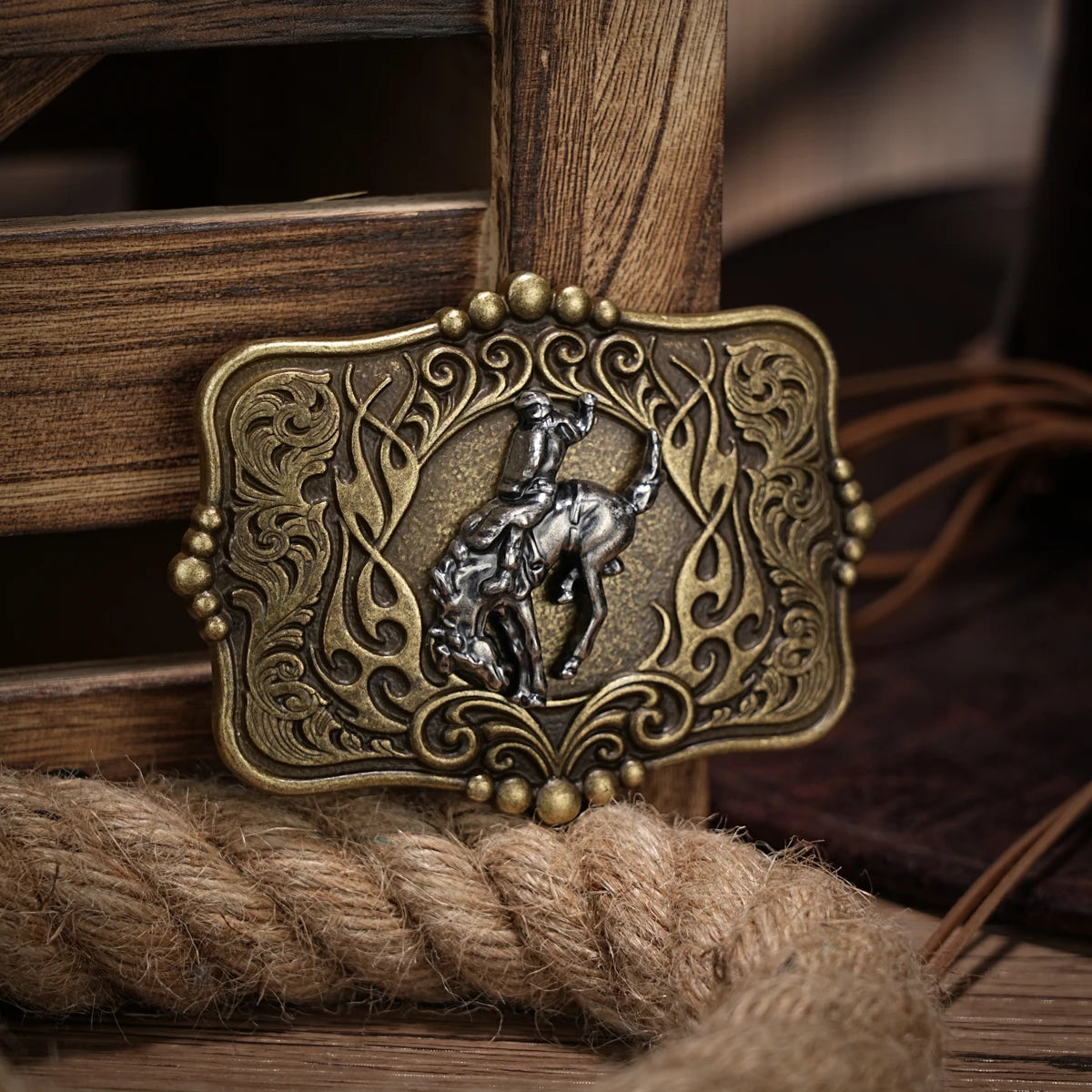 Rodeo Western Belt Buckle